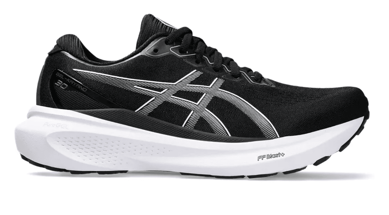 ASICS GEL-KAYANO30 ブラック/ホワイト Running shoes Asics GEL-KAYANO 30 EXTRA WIDE - Top4Running.com